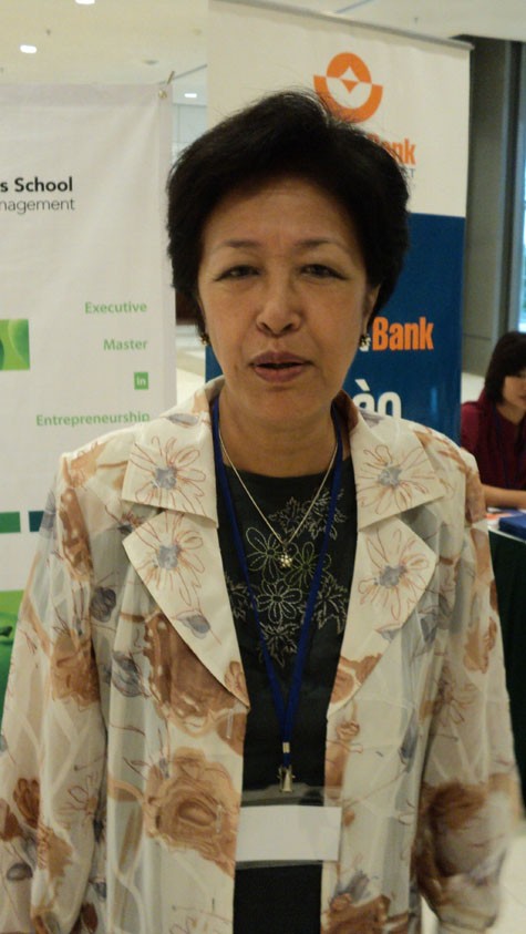 Bà Tôn Nữ Thị Ninh - Nguyên Phó chủ nhiệm Ủy ban đối ngoại của Quốc hội, hiện là Chủ tịch HĐQT trường ĐH Quốc tế Trí Việt